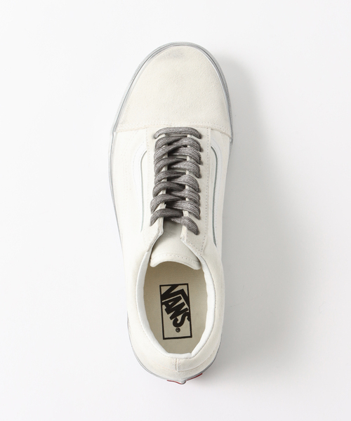 スニーカー ^VANS^ Old School Stressed White White VN0007NTWWW1 VANS バンズ スニーカー OLD SKOOL STRESSED WHITE VN0007NTWWW