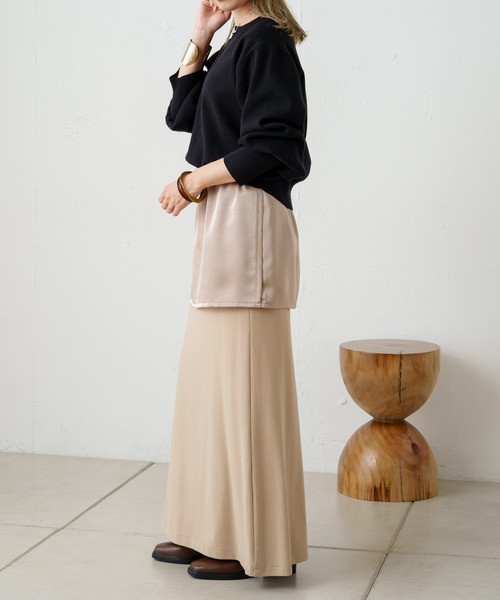 Omekashi（オメカシ）の「総針パフニット（ニット/セーター・レディース・ブルー/グレー/ブラック/オフホワイト・FREE）」の17枚目の写真