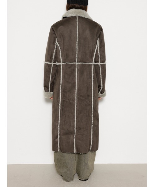 LAGUA GEM（ラグアジェム）の「WARM LONG フェイクムートンコート