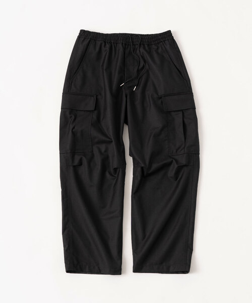 417 EDIFICE（フォーワンセブンエディフィス）の「M-51 EASY PANTS / ミリタリーカーゴパンツ（カーゴパンツ・メンズ・ブラック/カーキ/チャコールグレー・SMALL/MEDIUM/LARGE）」の4枚目の写真