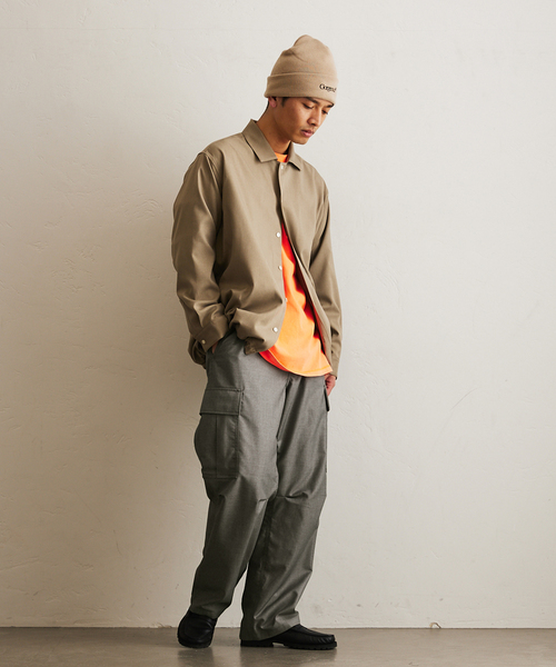 417 EDIFICE（フォーワンセブンエディフィス）の「M-51 EASY PANTS / ミリタリーカーゴパンツ（カーゴパンツ・メンズ・ブラック/カーキ/チャコールグレー・SMALL/MEDIUM/LARGE）」の9枚目の写真