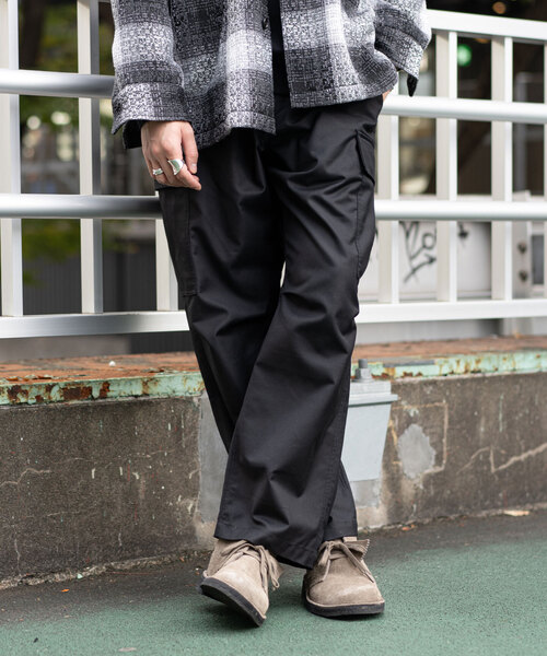 417 EDIFICE（フォーワンセブンエディフィス）の「M-51 EASY PANTS / ミリタリーカーゴパンツ（カーゴパンツ・メンズ・ブラック/カーキ/チャコールグレー・SMALL/MEDIUM/LARGE）」の12枚目の写真