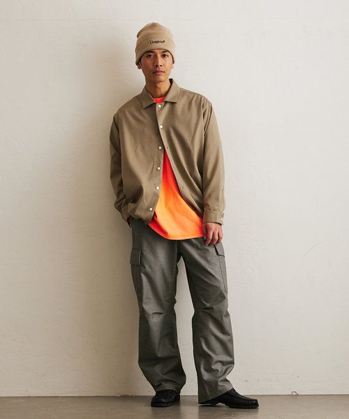 417 EDIFICE（フォーワンセブンエディフィス）の「M-51 EASY PANTS / ミリタリーカーゴパンツ（カーゴパンツ・メンズ・ブラック/カーキ/チャコールグレー・SMALL/MEDIUM/LARGE）」の16枚目の写真