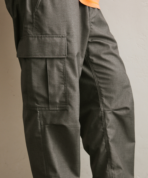 417 EDIFICE（フォーワンセブンエディフィス）の「M-51 EASY PANTS / ミリタリーカーゴパンツ（カーゴパンツ・メンズ・ブラック/カーキ/チャコールグレー・SMALL/MEDIUM/LARGE）」の22枚目の写真