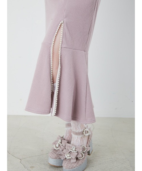 Ank Rouge（アンクルージュ）の「オフショルリボンお姉さんワンピース（ワンピース・レディース・ブラック/ホワイト/ピンク・M）」の10枚目の写真