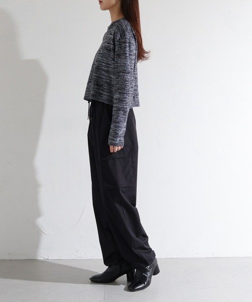 cheriella(シェリエラ)の「【cheriella】WEB限定メランジニット(ニット/セーター・レディース・グレー/ブルー/ミント・M)」の11枚目の写真