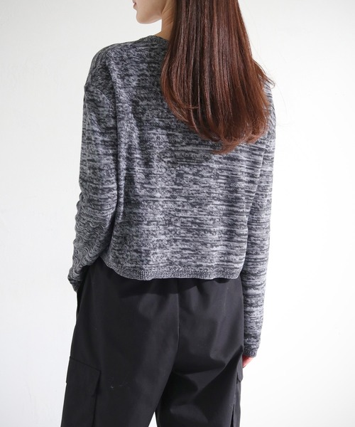 cheriella（シェリエラ）の「【cheriella】WEB限定メランジニット（ニット/セーター・レディース・グレー/ブルー/ミント・M）」の9枚目の写真