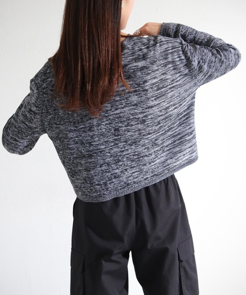 cheriella（シェリエラ）の「【cheriella】WEB限定メランジニット（ニット/セーター・レディース・グレー/ブルー/ミント・M）」の10枚目の写真