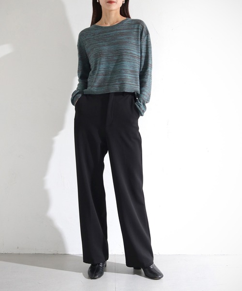 cheriella(シェリエラ)の「【cheriella】WEB限定メランジニット(ニット/セーター・レディース・グレー/ブルー/ミント・M)」の19枚目の写真