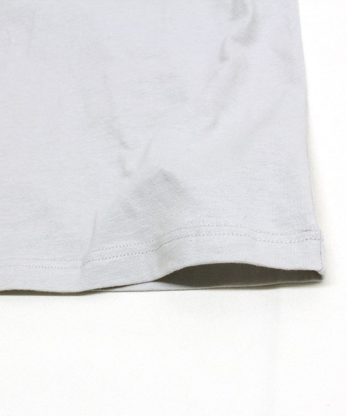 RNA（アールエヌエー）の「M2202 ＲＮＡカラーコンビＢＩＧロンＴ（Tシャツ/カットソー・レディース・グレー/ホワイト×ネイビー/ピンク/スミクロ/ブラウン/ライトブルー・MEDIUM）」の18枚目の写真