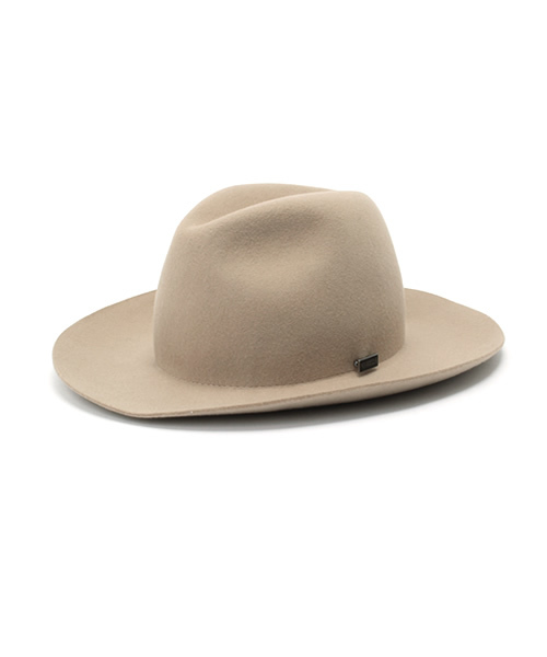 BEAMS（ビームス）の「◇MANIERA×BEAMS / 別注 フェルト ハット（ハット・メンズ・グレー/ブラック/ベージュ・ONE SIZE）」の3枚目の写真