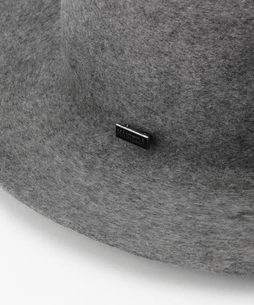 BEAMS（ビームス）の「◇MANIERA×BEAMS / 別注 フェルト ハット（ハット・メンズ・グレー/ブラック/ベージュ・ONE SIZE）」の7枚目の写真