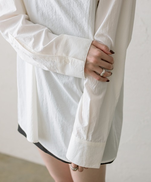 mystic（ミスティック）の「ラメニットシャツセット（アンサンブル・レディース・ネイビー/アイボリー・FREE）」の17枚目の写真