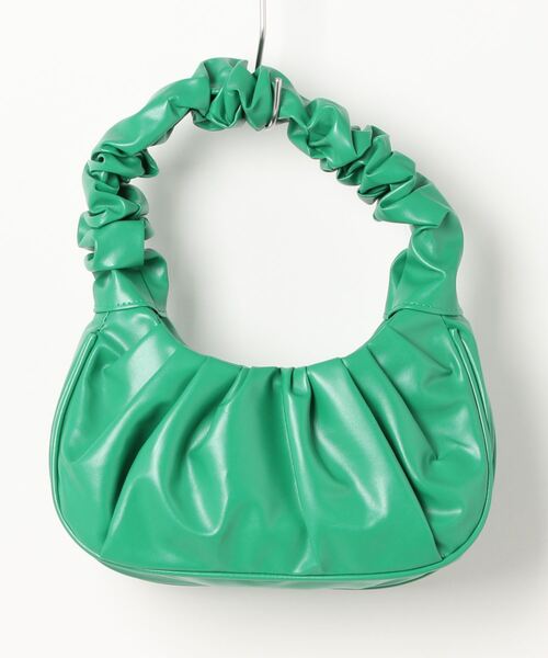 STYLEBLOCK(スタイルブロック)の「クシュクシュデザインミニバッグ(ハンドバッグ・レディース・オレンジ/スカイブルー/レッド/シルバー/パープル/ブルー/ブラック/グリーン/カーキ/ゴールド/イエロー/ブラウン/ピンク/ベージュ/ホワイト・FREE)」の22枚目の写真