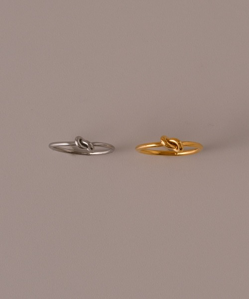 muku（ムク）の「金属アレルギー対応　ノットワイヤーシンプルリング/サージカルステンレス/316L（リング・レディース・ゴールド/シルバー・11）」の12枚目の写真