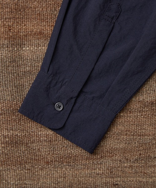 WILD LIFE TAILOR Adam et Rope'（ワイルドテーラーアダムエロペ　）の「【WILD LIFE TAILOR】 ワッシャー ナイロンタスラン レギュラーカラーシャツ / 弱撥水 / UVカット / 接触冷感 / 透湿（シャツ/ブラウス・メンズ・オリーブ/ネイビー/オレンジ・L/M）」の21枚目の写真