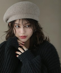 Little＆More（リトルアンドモア）の「WOOL100% ベレー帽（ハンチング/ベレー帽）」