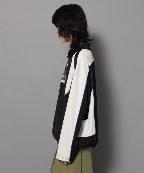 Anui（アニュイ）の「【UNISEX/2サイズ展開】ゲームポロシャツ（ポロシャツ・レディース・オフホワイト/ブラック・SMALL/MEDIUM）」の21枚目の写真