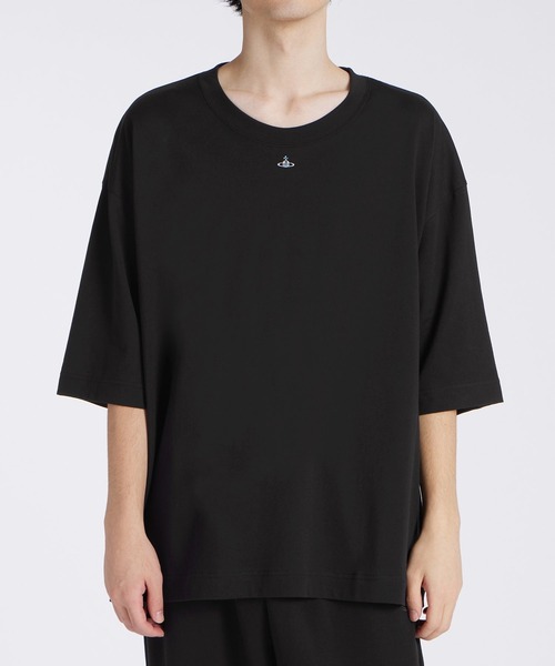 ✨美品✨ヴィヴィアンウエストウッドマン圧倒的存在感ビッグオーブプリントＴシャツ黒 Vivienne Westwood MAN（ヴィヴィアンウエストウッドマン）の「ワン