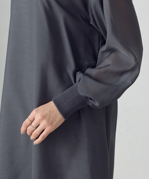 COMME CA ISM グレー ワンピース XL セール】シアー ワンピース（ワンピース）｜COMME CA ISM