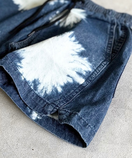 BIG FIELD（ビッグフィールド）の「ハイブリーチハーフパンツ（90～150cm）（デニムパンツ・キッズ・ライトブルー/ブラック・100/140/130/120/110/90/150）」の4枚目の写真