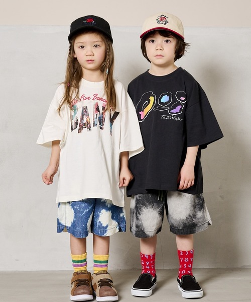 BIG FIELD（ビッグフィールド）の「ハイブリーチハーフパンツ（90～150cm）（デニムパンツ・キッズ・ライトブルー/ブラック・100/140/130/120/110/90/150）」の15枚目の写真