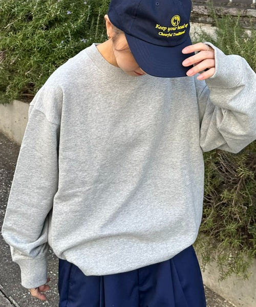 CIAOPANIC TYPY（チャオパニックティピー）の「カラーネップ裏毛スウェット（スウェット・メンズ・ライトグレー/グレー/チャコールグレー・MEDIUM/LARGE）」の3枚目の写真