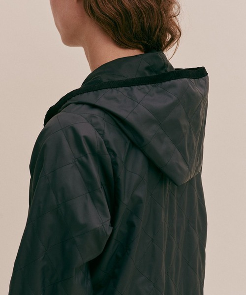 LAVENHAM(ラベンハム)の「Unwadded Brundon Womens / アンワディッド ブランドン ウィメンズ(その他アウター・レディース・ネイビー/ベージュ系その他2/ブラック/ダークブラック・10/12/14/16/8/6)」の11枚目の写真