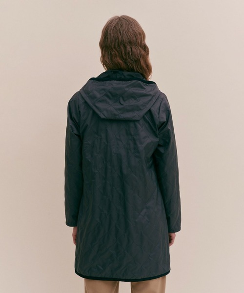 LAVENHAM(ラベンハム)の「Unwadded Brundon Womens / アンワディッド ブランドン ウィメンズ(その他アウター・レディース・ネイビー/ベージュ系その他2/ブラック/ダークブラック・10/12/14/16/8/6)」の15枚目の写真