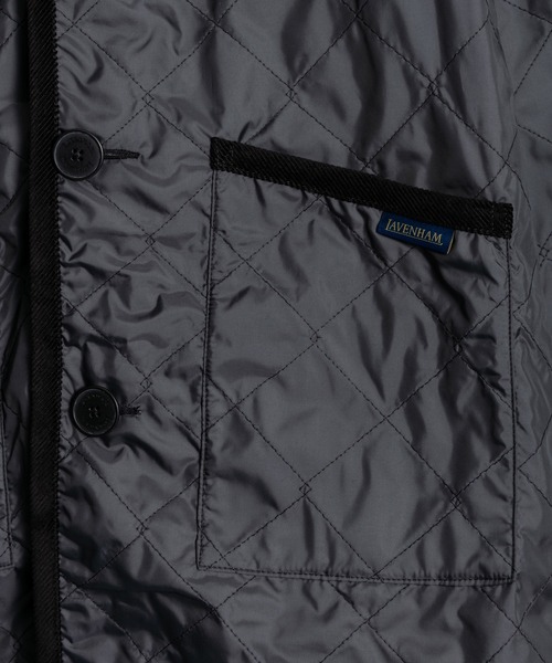 LAVENHAM(ラベンハム)の「Unwadded Brundon Womens / アンワディッド ブランドン ウィメンズ(その他アウター・レディース・ネイビー/ベージュ系その他2/ブラック/ダークブラック・10/12/14/16/8/6)」の19枚目の写真