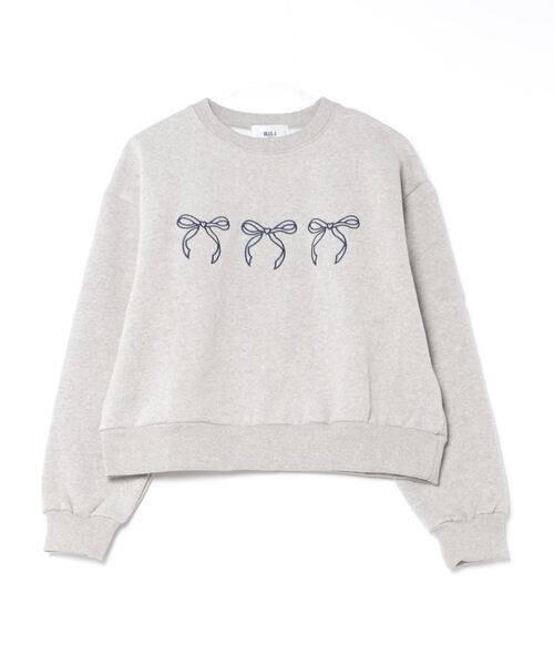 RiLi（リリ）の「リボン刺繍スウェット【RL】（スウェット・レディース・グレー/レッド/アイボリー・FREE）」の21枚目の写真