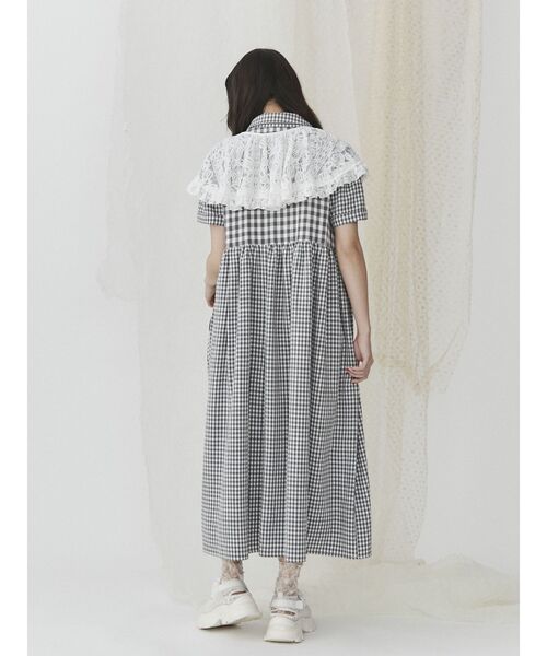 merry jenny(メリージェニー)の「flowerレースフリルカラー(付け襟・レディース・オフホワイト/ブラック/ピンク・FREE)」の19枚目の写真