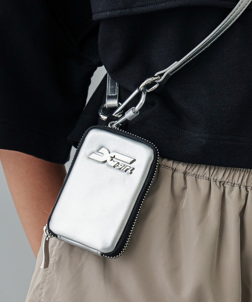 X-girl（エックスガール）の「STAR LOGO MULTI CARD CASE（カードケース・レディース・シルバー/ライトブルー/ブラック・ONE SIZE）」の9枚目の写真