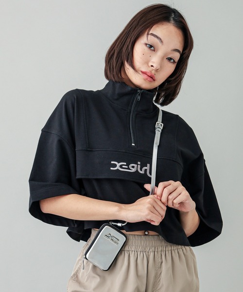 X-girl（エックスガール）の「STAR LOGO MULTI CARD CASE（カードケース・レディース・シルバー/ライトブルー/ブラック・ONE SIZE）」の10枚目の写真