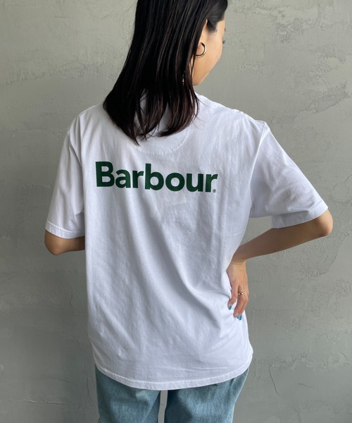 Barbour（バブアー）の「[Barbour/バブアー] ベーシックロゴ バックプリントTシャツ（Tシャツ/カットソー・レディース・ホワイト/ブラック・38/40/42/36）」の11枚目の写真