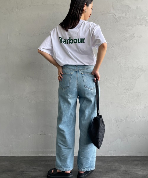 Barbour（バブアー）の「[Barbour/バブアー] ベーシックロゴ バックプリントTシャツ（Tシャツ/カットソー・レディース・ホワイト/ブラック・38/40/42/36）」の15枚目の写真