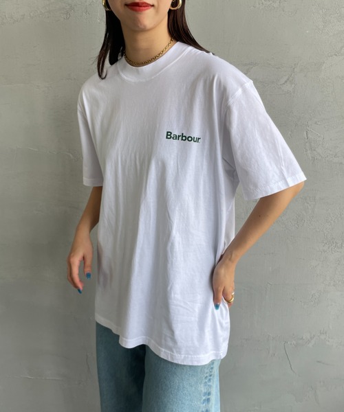 Barbour（バブアー）の「[Barbour/バブアー] ベーシックロゴ バックプリントTシャツ（Tシャツ/カットソー・レディース・ホワイト/ブラック・38/40/42/36）」の16枚目の写真