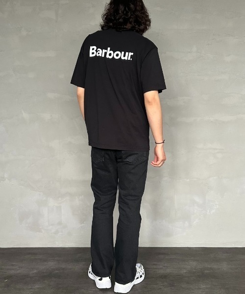 Barbour（バブアー）の「[Barbour/バブアー] ベーシックロゴ バックプリントTシャツ（Tシャツ/カットソー・レディース・ホワイト/ブラック・38/40/42/36）」の8枚目の写真