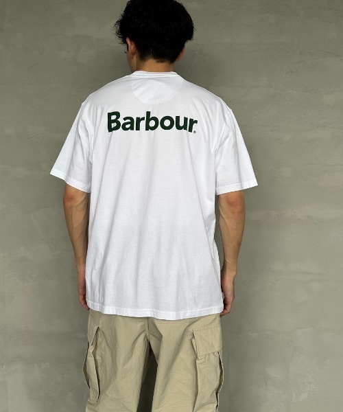 Barbour/バブアー] ベーシックロゴ バックプリントTシャツ（T