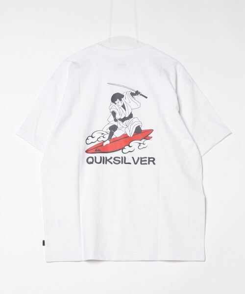 Quiksilver（クイックシルバー）の「【ムラサキスポーツ限定】QUIKSILVER/クイックシルバー 半袖Tee オーバーサイズ バックプリント JAPAN QST245625M（Tシャツ/カットソー・メンズ・ホワイト/ブラック・XL/L/M）」の3枚目の写真
