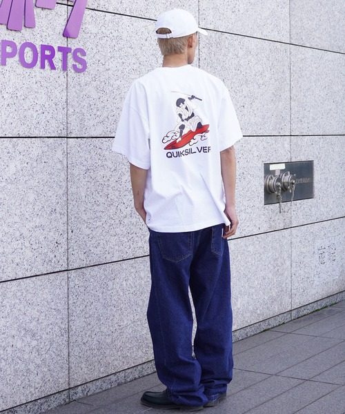 Quiksilver（クイックシルバー）の「【ムラサキスポーツ限定】QUIKSILVER/クイックシルバー 半袖Tee オーバーサイズ バックプリント JAPAN QST245625M（Tシャツ/カットソー・メンズ・ホワイト/ブラック・XL/L/M）」の10枚目の写真