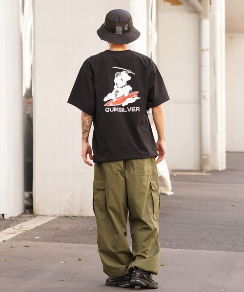 Quiksilver（クイックシルバー）の「【ムラサキスポーツ限定】QUIKSILVER/クイックシルバー 半袖Tee オーバーサイズ バックプリント JAPAN QST245625M（Tシャツ/カットソー・メンズ・ホワイト/ブラック・XL/L/M）」の15枚目の写真