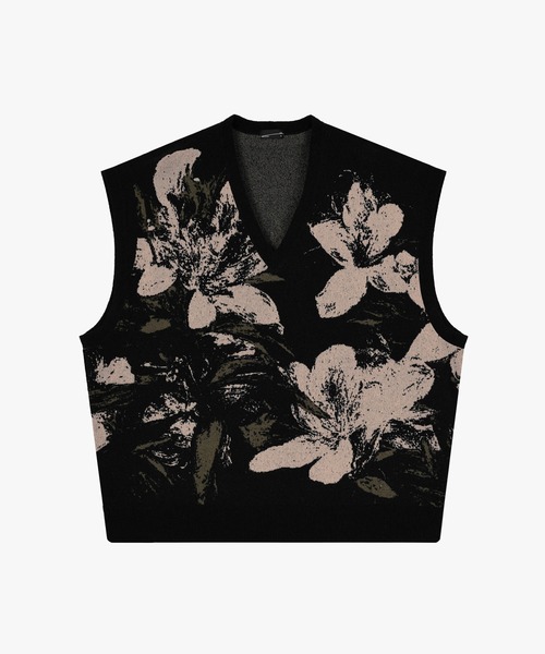 LAD MUSICIAN(ラッドミュージシャン)の「VEST(ベスト・メンズ・ブラック系その他/ブラック×ピンク/ブラック×グレー・44)」の2枚目の写真