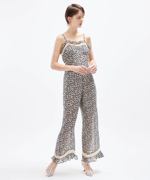 DEICY❤️リボンシャーリングサロペット　デイシー DEICY（デイシー）の「リボンシャーリングサロペットパンツ