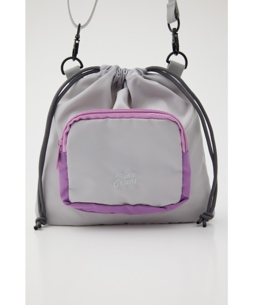 RODEO CROWNS WIDE BOWL（ロデオクラウンズワイドボウル）の「ポーチセットショルダーバッグ（ショルダーバッグ・レディース・ブラック/ライトベージュ/ライトグレー・FREE）」の10枚目の写真