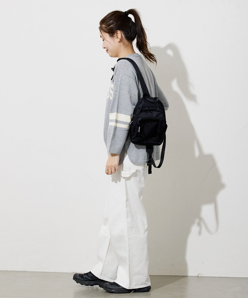 JOURNAL STANDARD(ジャーナルスタンダード)の「ハイゲージBOLDNESS ロゴニット(ニット/セーター・レディース・チャコールグレー/アイボリー・FREE)」の6枚目の写真