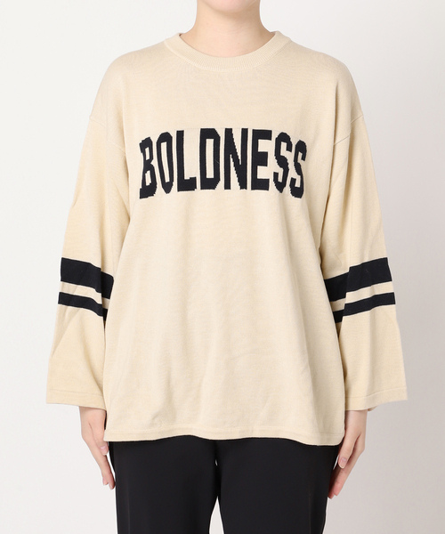 JOURNAL STANDARD(ジャーナルスタンダード)の「ハイゲージBOLDNESS ロゴニット(ニット/セーター・レディース・チャコールグレー/アイボリー・FREE)」の19枚目の写真