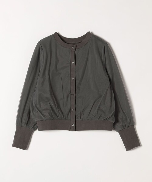 24AW【カランシエル】チュール ドッキング クルーネック カーディガンネイビー 楽天市場】【SALE／30%OFF】quaranciel:＜手洗い可能＞チュール
