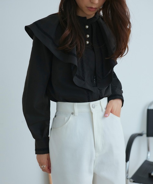 RUIRUE BOUTIQUE（ルイルエブティック）の「バルーンデニムパンツ（デニムパンツ・レディース・ホワイト・マルチサイズ）」の9枚目の写真