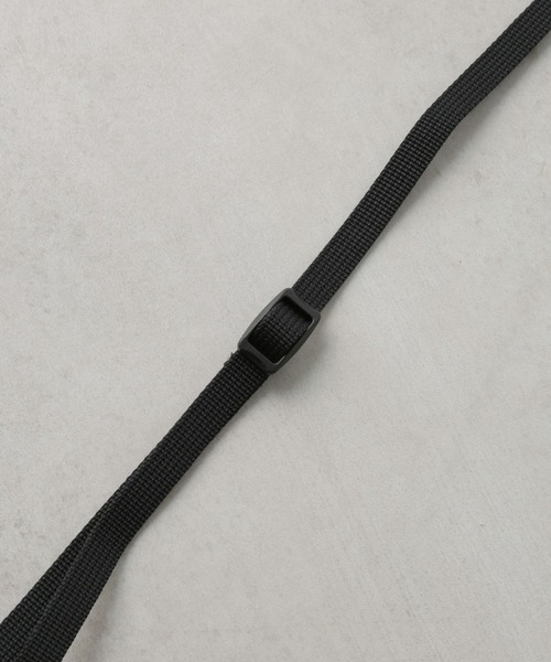 BAICYCLON by Bagjack（バイシクロン バイ バグジャック）の「BAICYCLON by bagjack/TAPE FRINGE DRAW STRING BAG（ショルダーバッグ・メンズ・ブラック・FREE）」の16枚目の写真